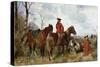 A Rest During the Hunt-G. Hans Buttner-Stretched Canvas