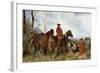 A Rest During the Hunt-G. Hans Buttner-Framed Giclee Print