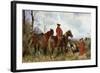 A Rest During the Hunt-G. Hans Buttner-Framed Giclee Print