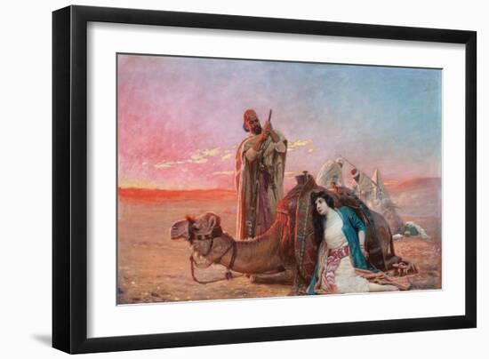 A Rest in the Desert, 1903-Otto Pilny-Framed Giclee Print