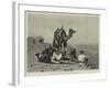 A Rest in the Desert-null-Framed Giclee Print