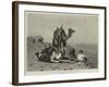 A Rest in the Desert-null-Framed Giclee Print