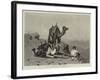 A Rest in the Desert-null-Framed Giclee Print