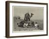 A Rest in the Desert-null-Framed Giclee Print