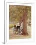 A Rest in the Row, 1892-Carl Frederic Aagaard-Framed Giclee Print