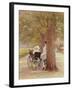 A Rest in the Row, 1892-Carl Frederic Aagaard-Framed Giclee Print