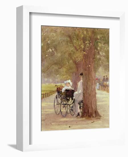 A Rest in the Row, 1892-Carl Frederic Aagaard-Framed Giclee Print