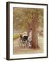 A Rest in the Row, 1892-Carl Frederic Aagaard-Framed Giclee Print