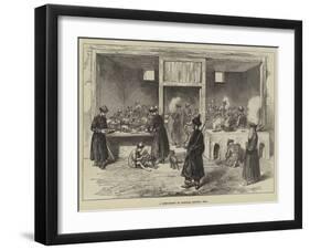 A Restaurant in Kashgar, Central Asia-null-Framed Giclee Print