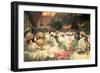 A Restaurant Terrace, 1904-null-Framed Giclee Print