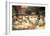 A Restaurant Terrace, 1904-null-Framed Giclee Print