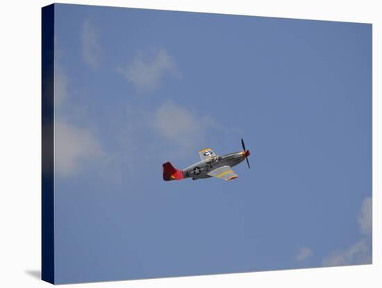 A Restored P-51 Mustang Associated with the Tuskegee Airmen-Stocktrek Images-Stretched Canvas