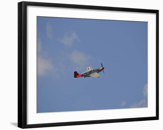 A Restored P-51 Mustang Associated with the Tuskegee Airmen-Stocktrek Images-Framed Photographic Print