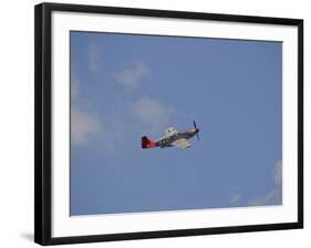 A Restored P-51 Mustang Associated with the Tuskegee Airmen-Stocktrek Images-Framed Photographic Print