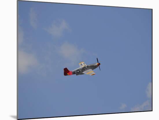 A Restored P-51 Mustang Associated with the Tuskegee Airmen-Stocktrek Images-Mounted Photographic Print