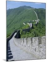 A Restored Section of the Great Wall, Mutianyu, Northeast of Beijing, China-Anthony Waltham-Mounted Photographic Print