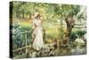 A Reverie by the River-Alfred Augustus Glendening II-Stretched Canvas