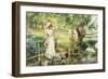 A Reverie by the River-Alfred Augustus Glendening II-Framed Giclee Print