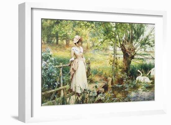 A Reverie by the River-Alfred Augustus Glendening II-Framed Giclee Print