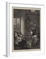 A Reverie, Versailles-Edward John Gregory-Framed Giclee Print