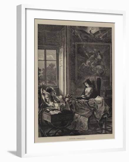 A Reverie, Versailles-Edward John Gregory-Framed Giclee Print
