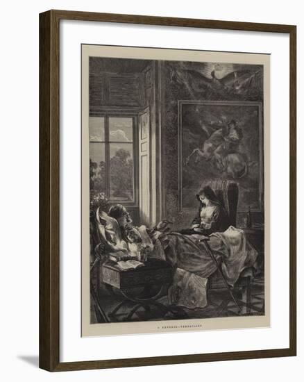 A Reverie, Versailles-Edward John Gregory-Framed Giclee Print