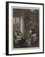 A Reverie, Versailles-Edward John Gregory-Framed Giclee Print