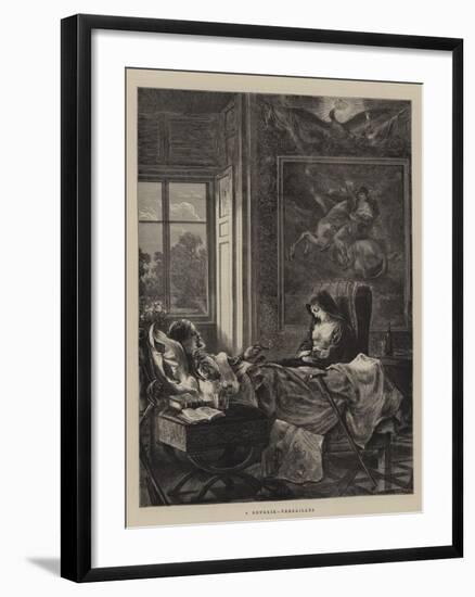 A Reverie, Versailles-Edward John Gregory-Framed Giclee Print