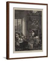 A Reverie, Versailles-Edward John Gregory-Framed Giclee Print