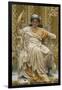 A Revery- a Look of Sadness on a Restful Face - She Hath No Cares - a Thing Hereditary in the…-Albert Joseph Moore-Framed Giclee Print