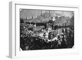 A Review at Madrid-Constantin Guys-Framed Giclee Print