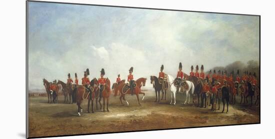 A Review of the 16th (The Queen's) Light Dragoons, 1851-John Ferneley-Mounted Giclee Print