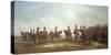 A Review of the 16th (The Queen's) Light Dragoons, 1851-John Ferneley-Stretched Canvas