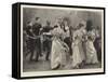 A Revival of an Old-Time Dance, a Cotillon-Arthur Hopkins-Framed Stretched Canvas