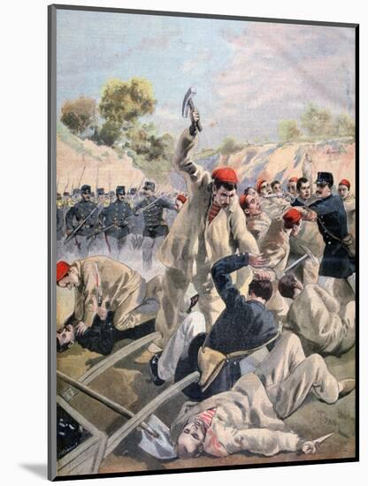 A Revolt of French Anarchists in Guyana, 1894-Oswaldo Tofani-Mounted Giclee Print