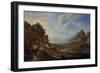 A Rhenish Riverlandscape, 17Th Century (Oil on Panel)-Herman the Younger Saftleven-Framed Giclee Print