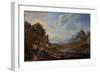 A Rhenish Riverlandscape, 17Th Century (Oil on Panel)-Herman the Younger Saftleven-Framed Giclee Print