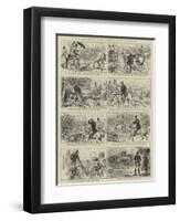 A Rheumatic Man's Mount with a Friend-null-Framed Premium Giclee Print