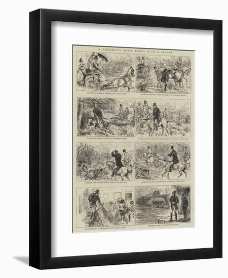 A Rheumatic Man's Mount with a Friend-null-Framed Premium Giclee Print