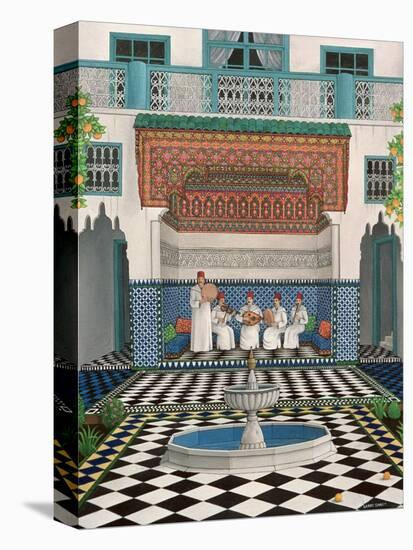 A Riad in Marrakech, 1992-Larry Smart-Stretched Canvas