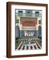 A Riad in Marrakech, 1992-Larry Smart-Framed Giclee Print