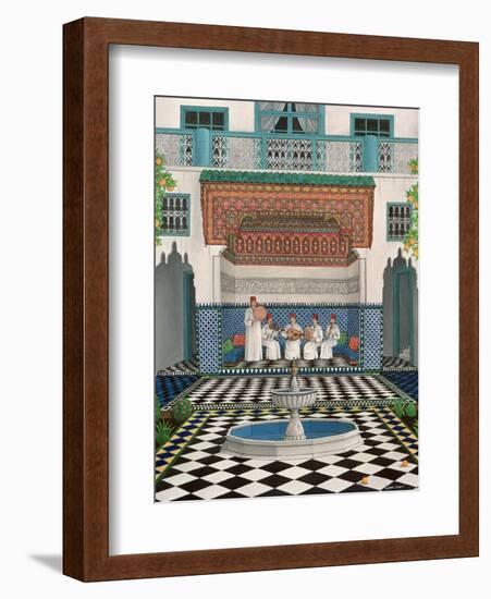 A Riad in Marrakech, 1992-Larry Smart-Framed Giclee Print