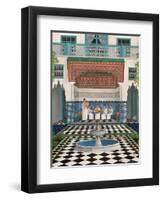 A Riad in Marrakech, 1992-Larry Smart-Framed Giclee Print