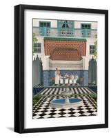 A Riad in Marrakech, 1992-Larry Smart-Framed Giclee Print