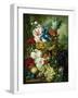 A Rich Still Life of Summer Flowers-Jan van Os-Framed Giclee Print