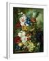 A Rich Still Life of Summer Flowers-Jan van Os-Framed Premium Giclee Print