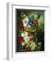 A Rich Still Life of Summer Flowers-Jan van Os-Framed Premium Giclee Print
