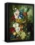 A Rich Still Life of Summer Flowers-Jan van Os-Framed Stretched Canvas