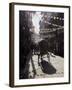 A Rickshaw Driving Through the Streets of Kathmandu, Nepal, Asia-John Woodworth-Framed Photographic Print