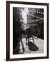 A Rickshaw Driving Through the Streets of Kathmandu, Nepal, Asia-John Woodworth-Framed Photographic Print